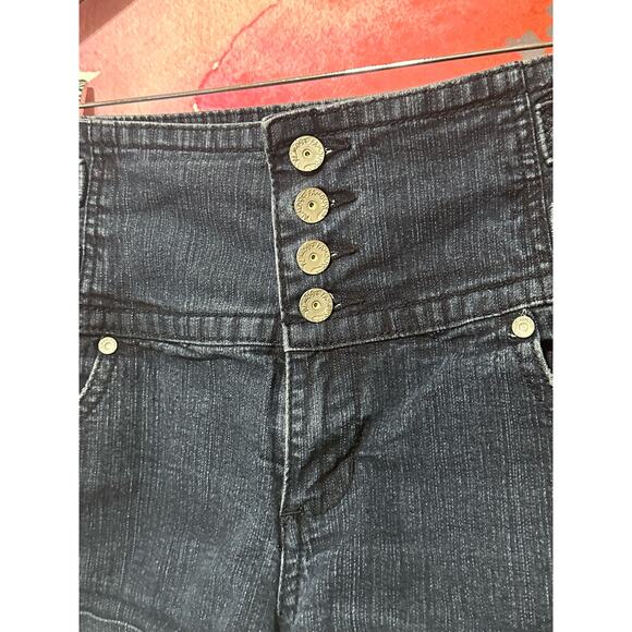 Almost Famous Jean Shorts - Size 13 - Color Dark Blue - Picture 3 of 7